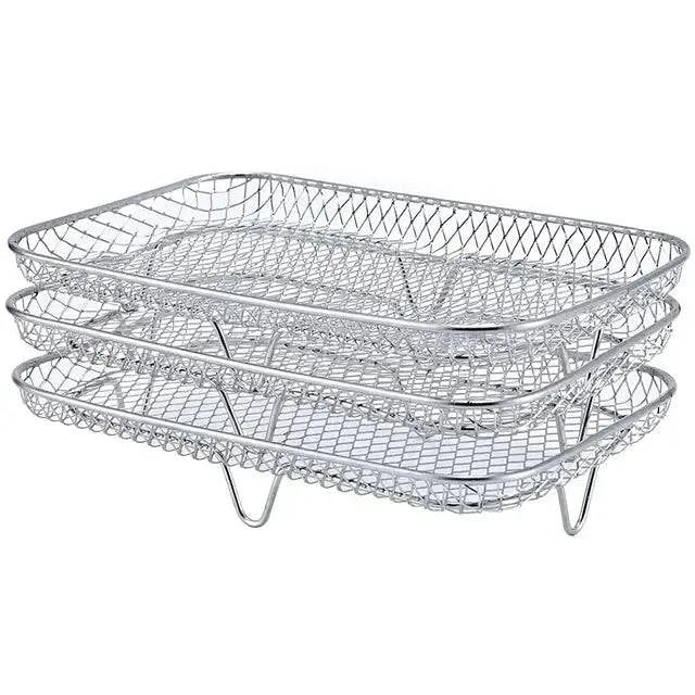 3-layers Air Fryer Rack Fair Prices Online