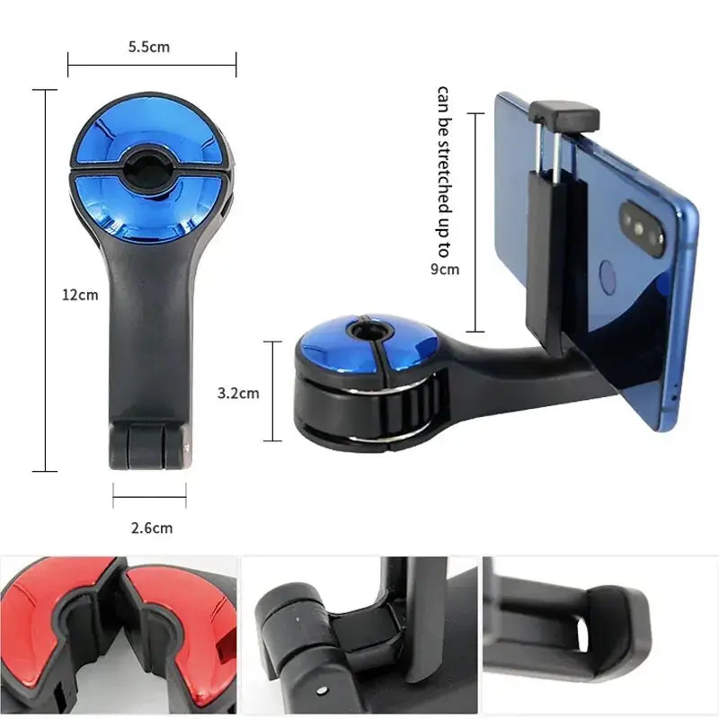 2-in-1 Car Headrest Hook & Phone Holder Fair Prices Online