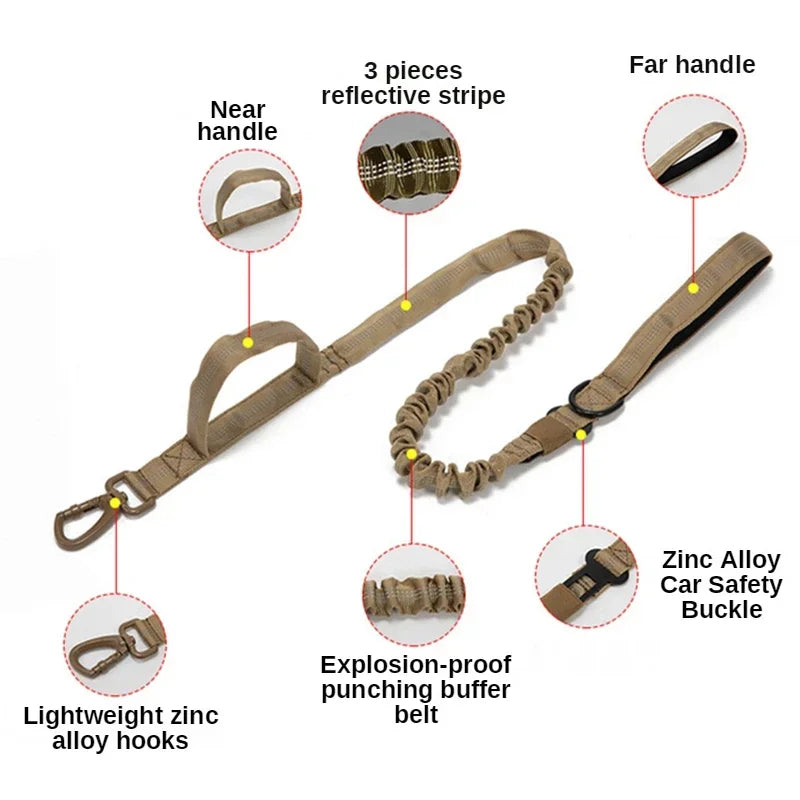 Durable Tactical Dog Collar Leash Fair Prices Online