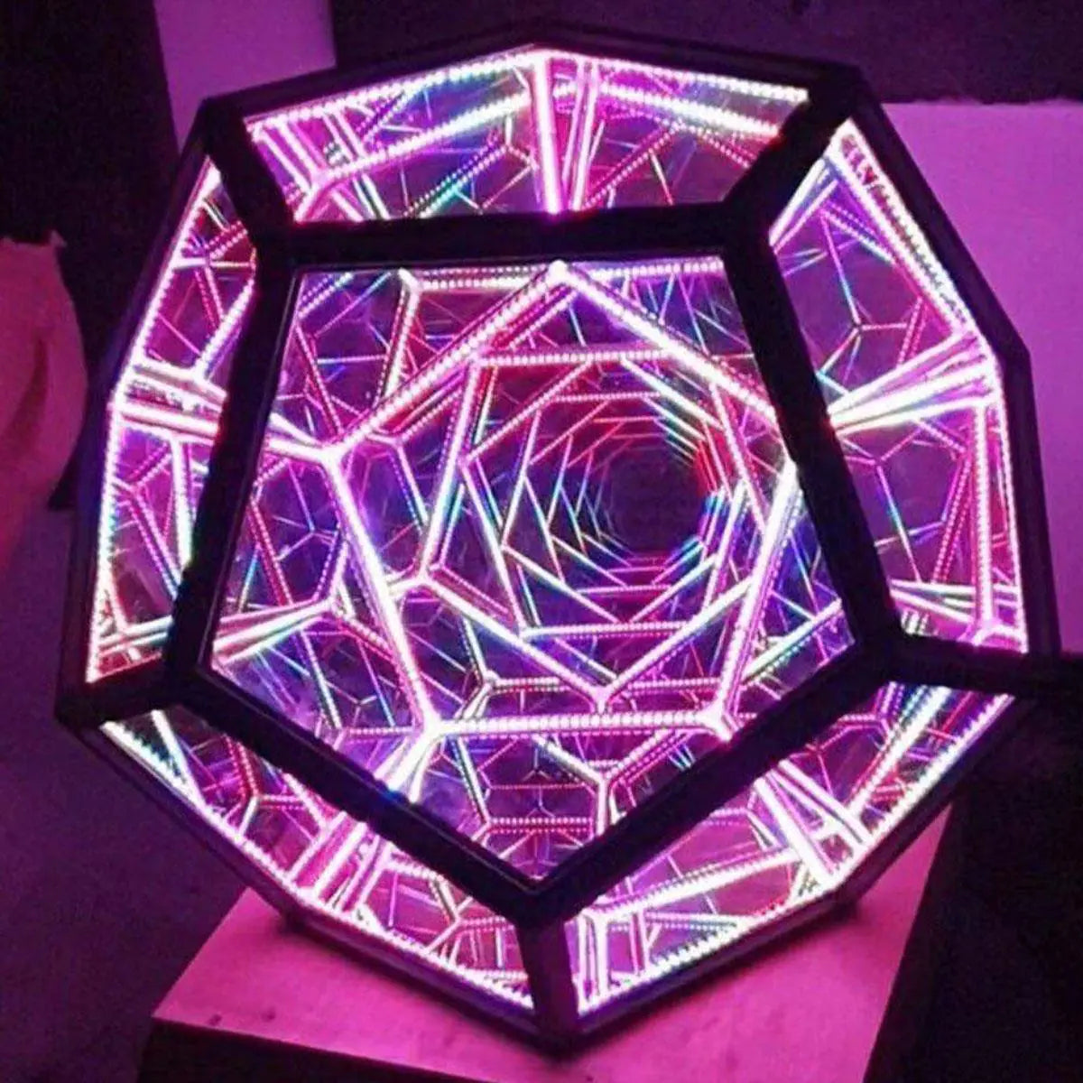 Infinite Dodecahedron Color Art Light Fair Prices Online