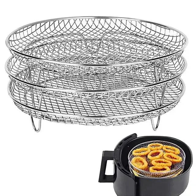 3-layers Air Fryer Rack Fair Prices Online