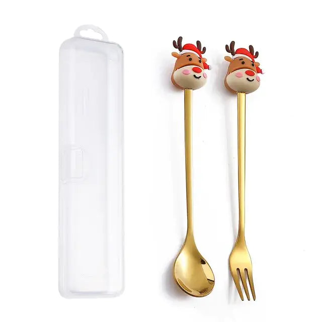 Christmas Cutlery Set: Festive Spoon and Fork Fair Prices Online