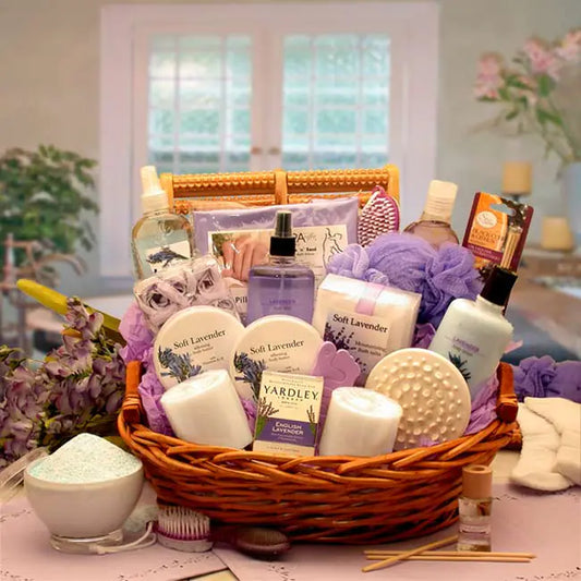 The Essence of Lavender Spa Gift Basket Fair Prices Online