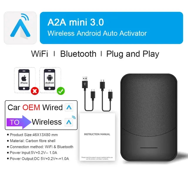 Wireless CarPlay Activator For OEM Car Screens Fair Prices Online