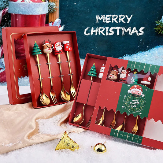 Christmas Cutlery Set: Festive Spoon and Fork Fair Prices Online