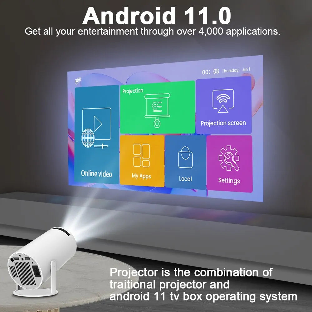 Magcubic Projector Hy300 4K Android Fair Prices Online