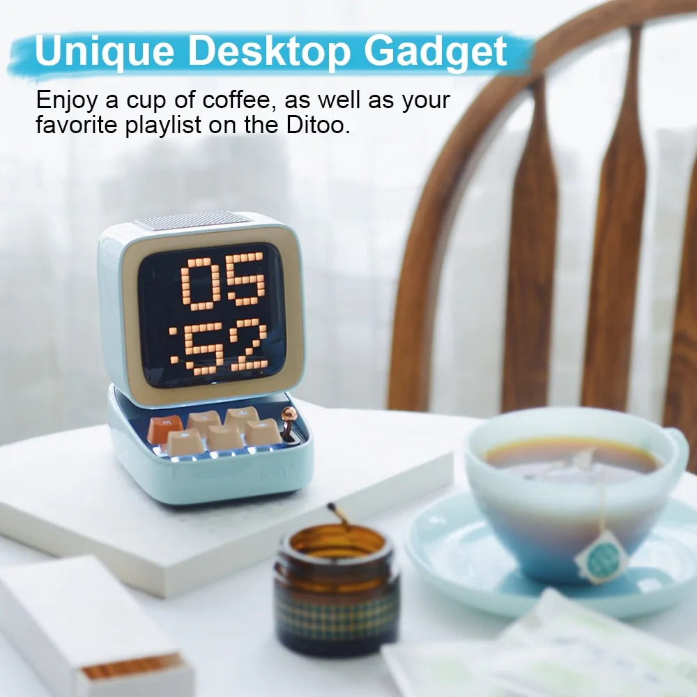 Retro Pixel Art Bluetooth Speaker and Alarm Clock Fair Prices Online