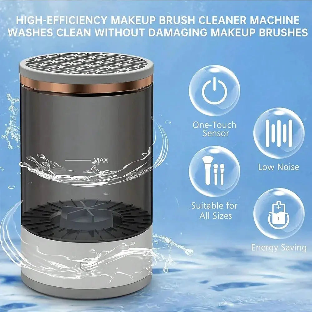 Automatic Brush Cleaner Electric Makeup Brush Cleaning Machine Fast Clean Dryer Fair Prices Online