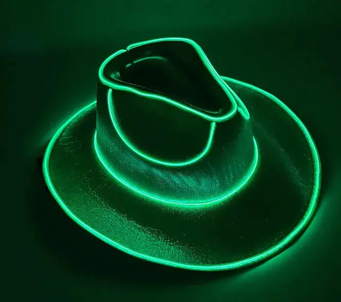 Carnival Party LED Wireless Fluorescent Colorful Cowboy Flashing Hat Fair Prices Online