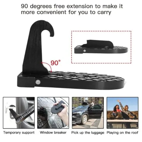 Foldable Car Roof Rack Step & Door Step Auxiliary Foot Pedal Fair Prices Online