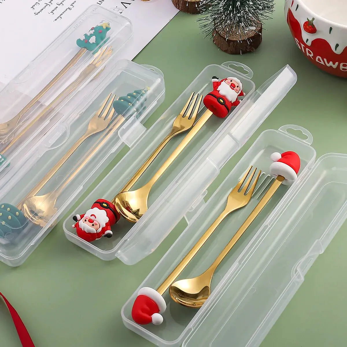 Christmas Cutlery Set: Festive Spoon and Fork Fair Prices Online