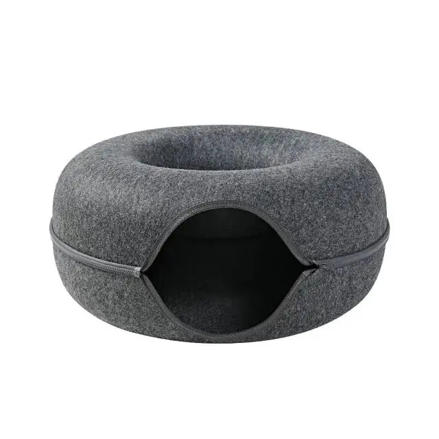 Donut Cat Bed Pet Cat Tunnel Interactive Game Toy Fair Prices Online