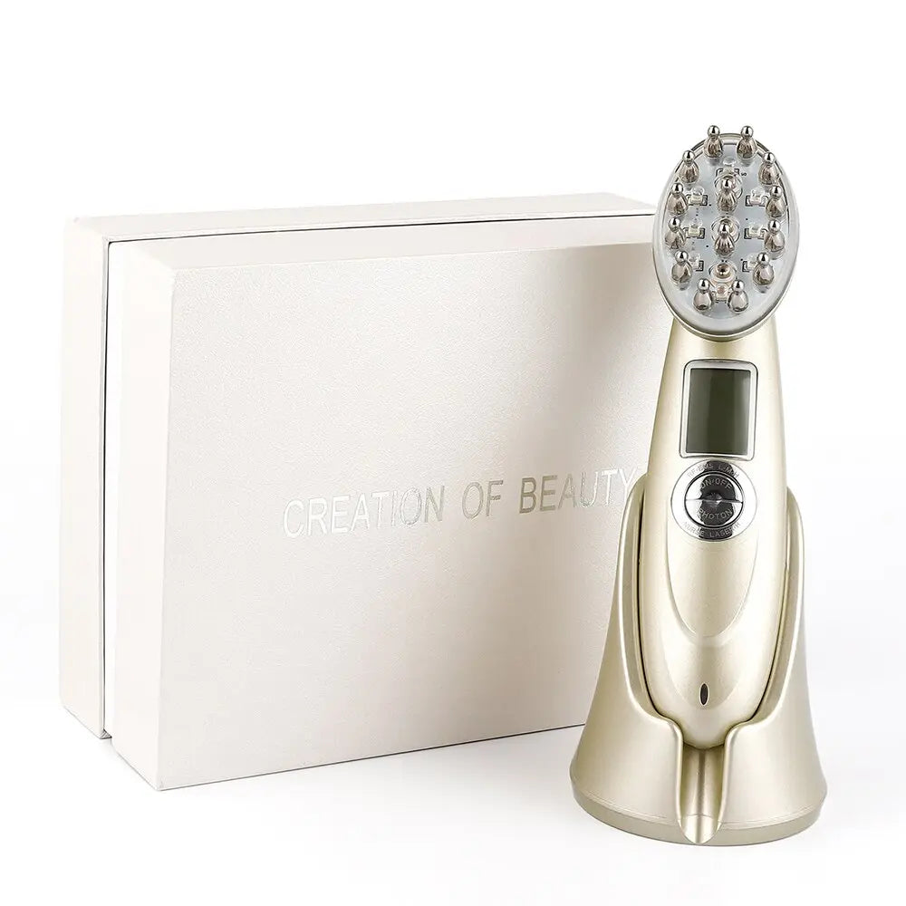 Electric Laser Hair Growth Comb Infrared EMS RF Vibration Massager Microcurrent Hair Care Hair Loss Treatment Hair Regrowth - Fair Prices Online