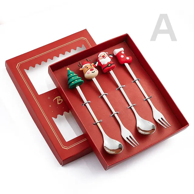 Christmas Cutlery Set: Festive Spoon and Fork Fair Prices Online