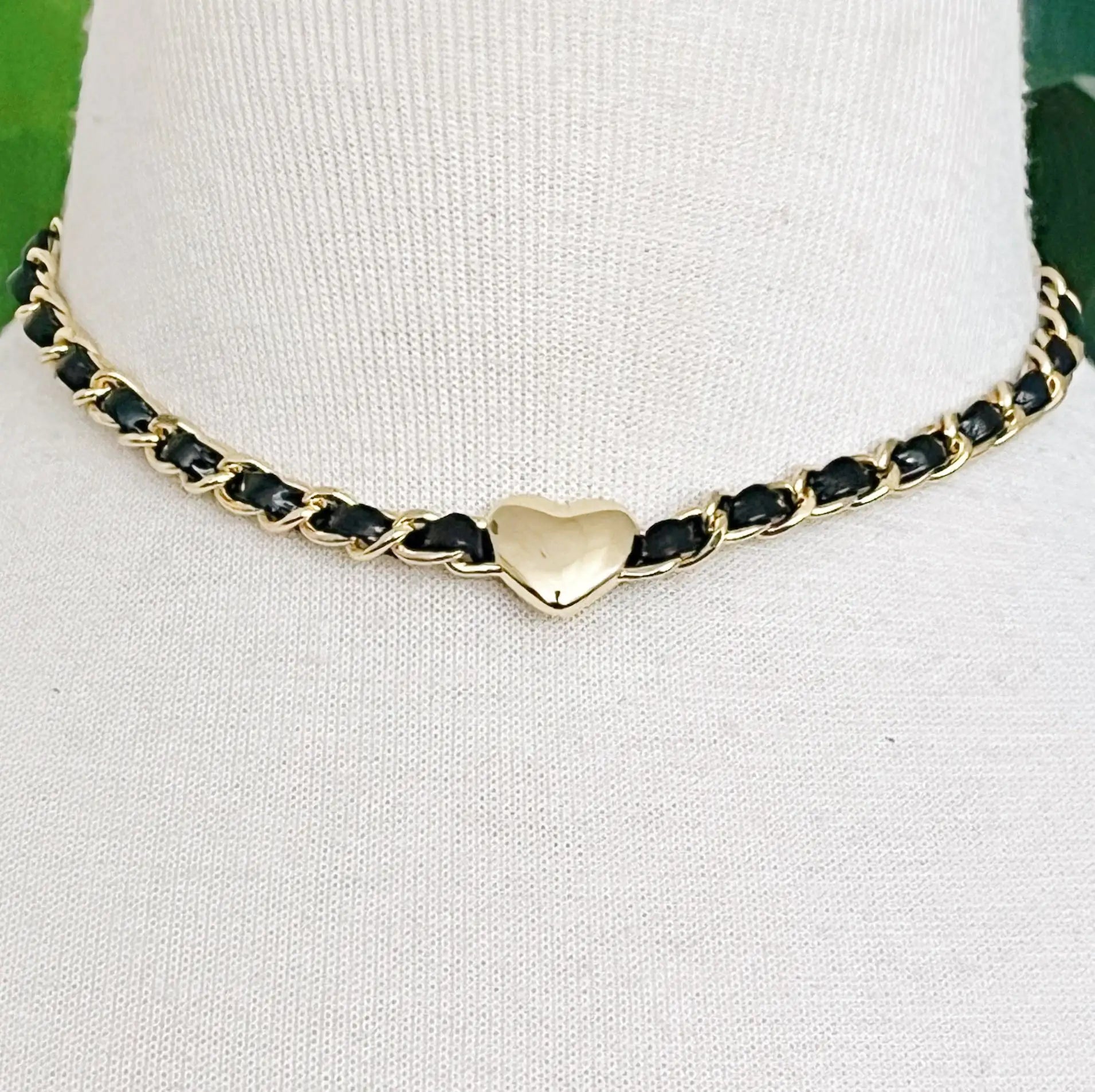 Edgy Heart Chain Choker Necklace Fair Prices Online