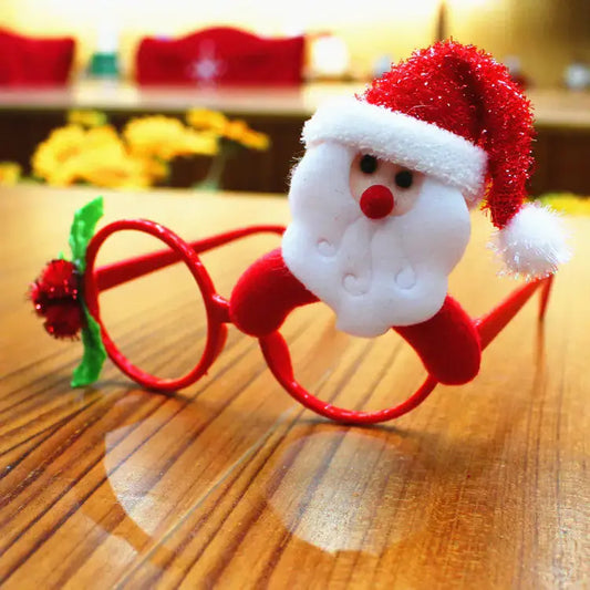 Festive Santa Glasses for Christmas Fair Prices Online