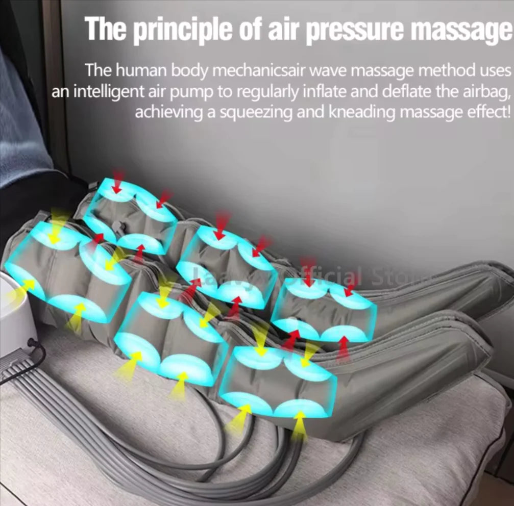 Professional Electric Air Pressure Leg Massager for Calf and Thigh Muscle Relaxation Therapy Fair Prices Online