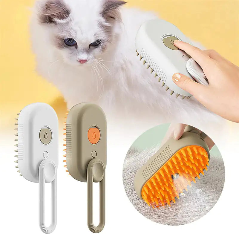 Cat Steam Brush Steamy Dog Brush 3 In 1 Electric Spray Cat Hair Brushes For Massage Pet Grooming Comb Hair Removal Combs Pet Products Fair Prices Online