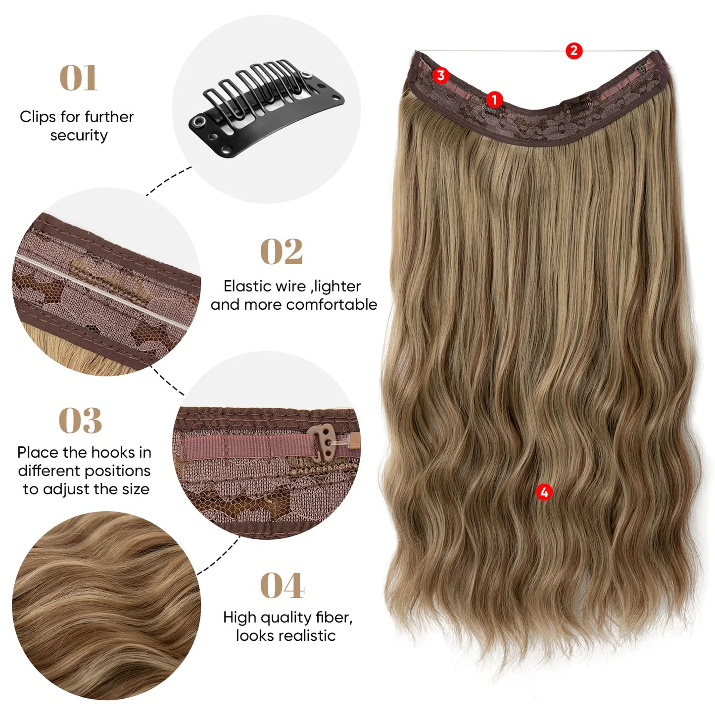 Synthetic Wave Hair Extensions Fair Prices Online