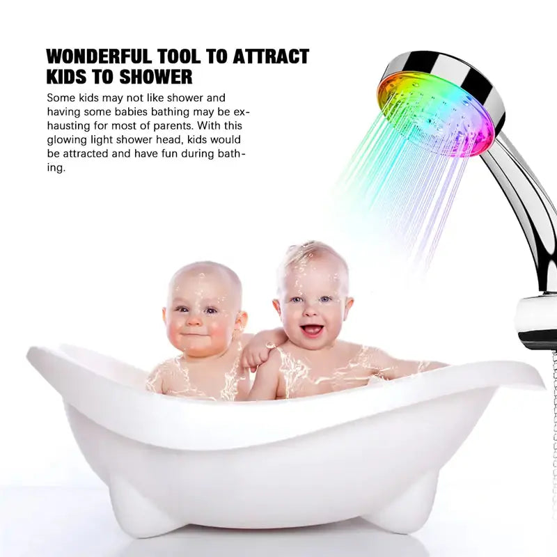 Light Up LED Head Shower Fair Prices Online