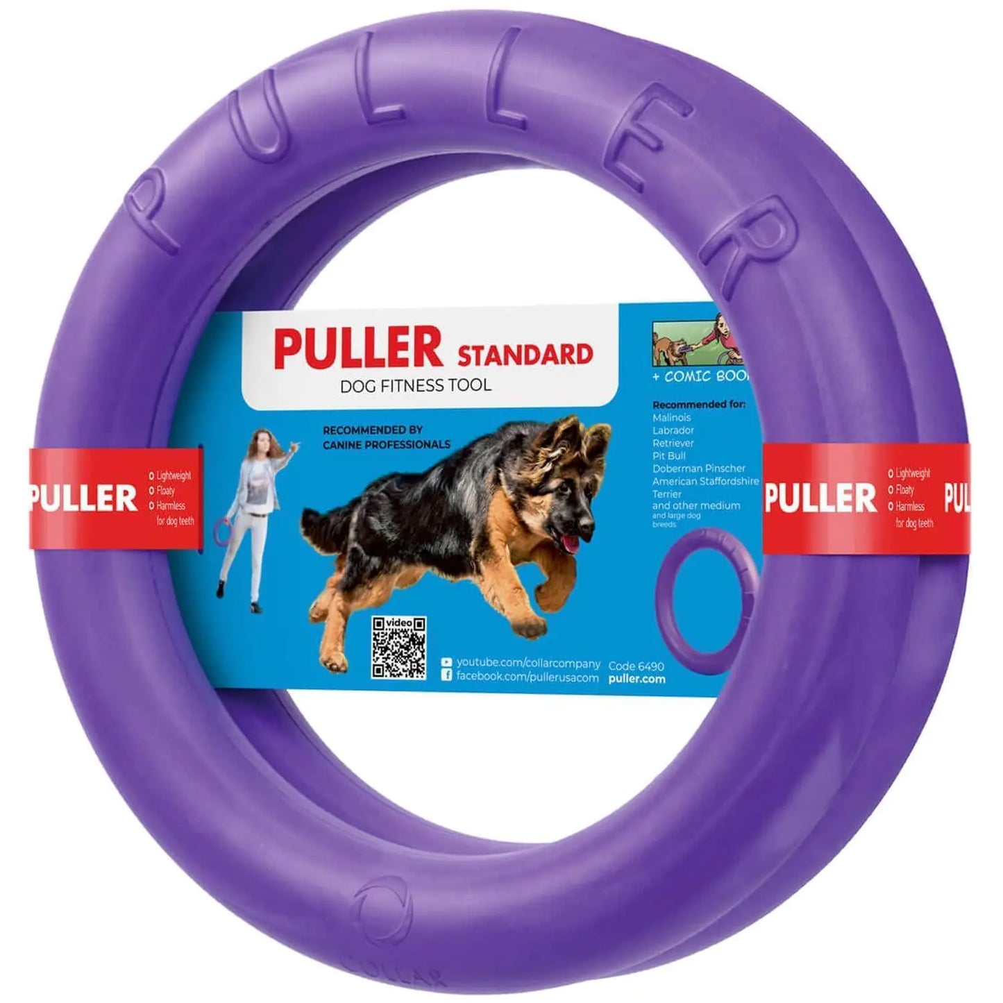 Puller Outdoor Dog Ring Toys Dog Fetch for Large Dogs Standard Size 2 Rings Fair Prices Online