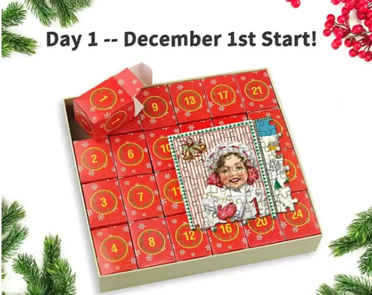 Merry Jigsaw Advent Calendar Puzzle Fair Prices Online