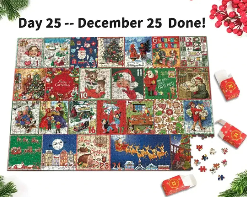 Merry Jigsaw Advent Calendar Puzzle Fair Prices Online