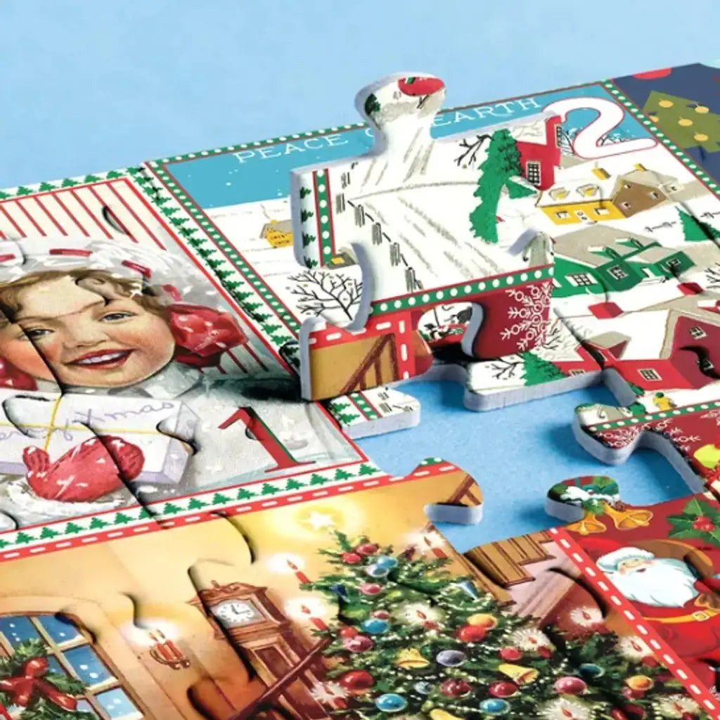 Merry Jigsaw Advent Calendar Puzzle Fair Prices Online