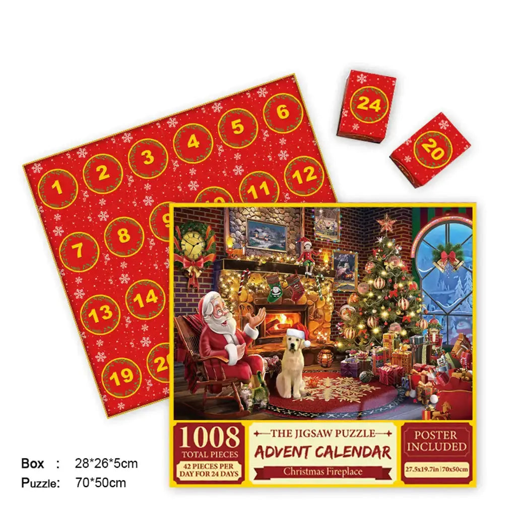 Merry Jigsaw Advent Calendar Puzzle Fair Prices Online