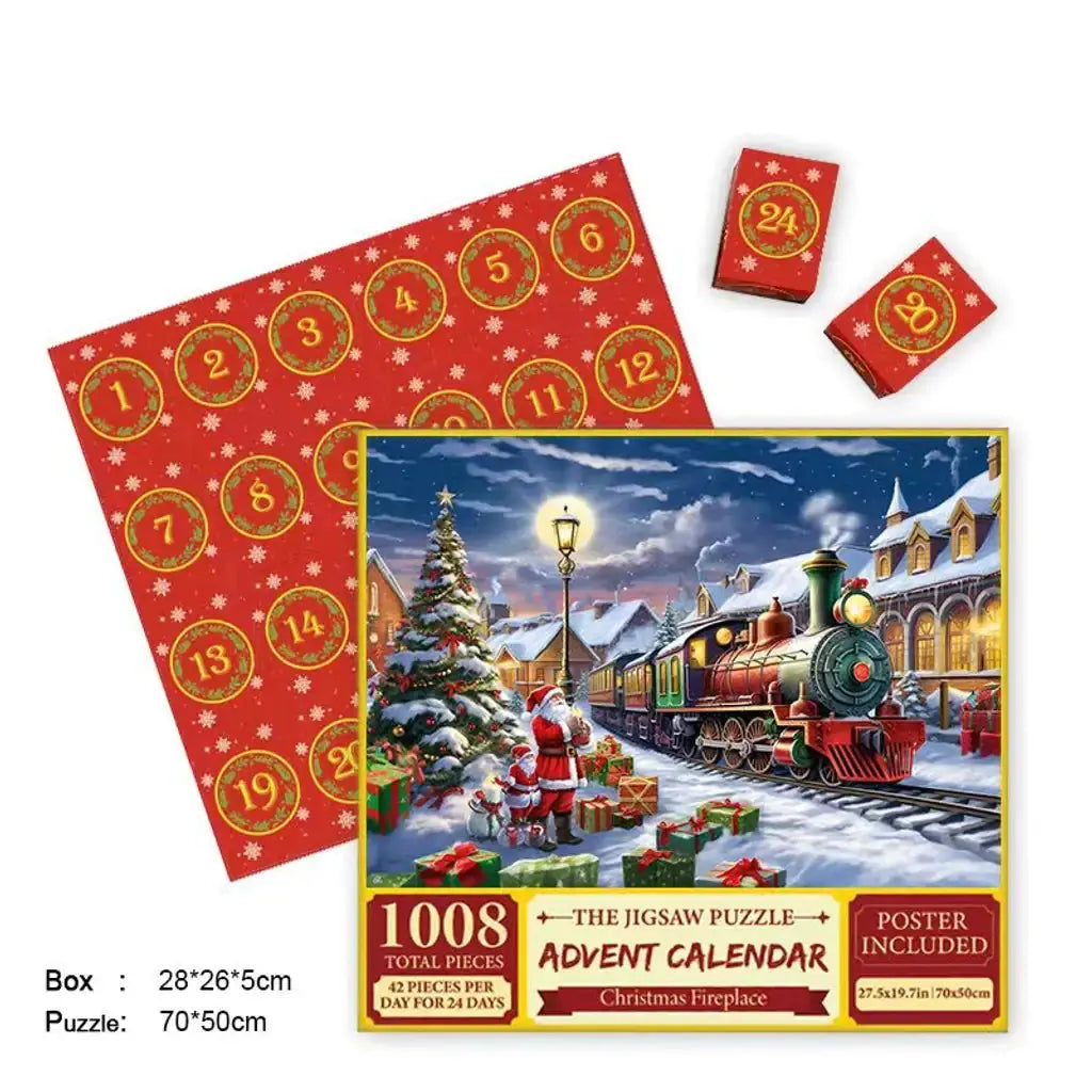 Merry Jigsaw Advent Calendar Puzzle Fair Prices Online