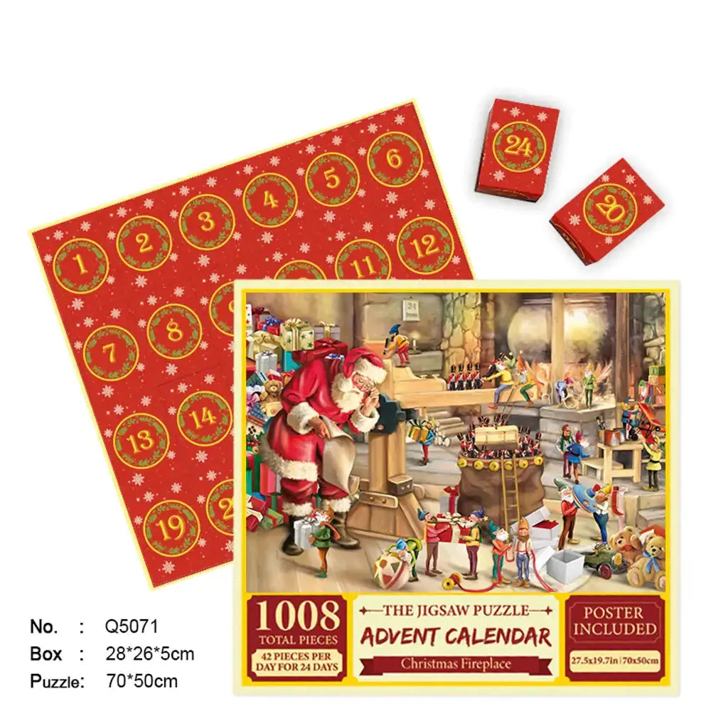 Merry Jigsaw Advent Calendar Puzzle Fair Prices Online