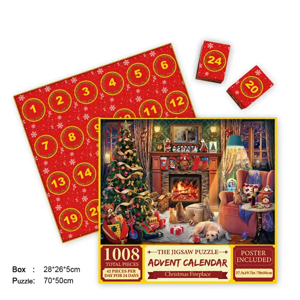 Merry Jigsaw Advent Calendar Puzzle Fair Prices Online