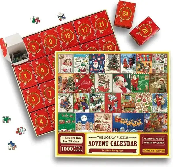 Merry Jigsaw Advent Calendar Puzzle Fair Prices Online