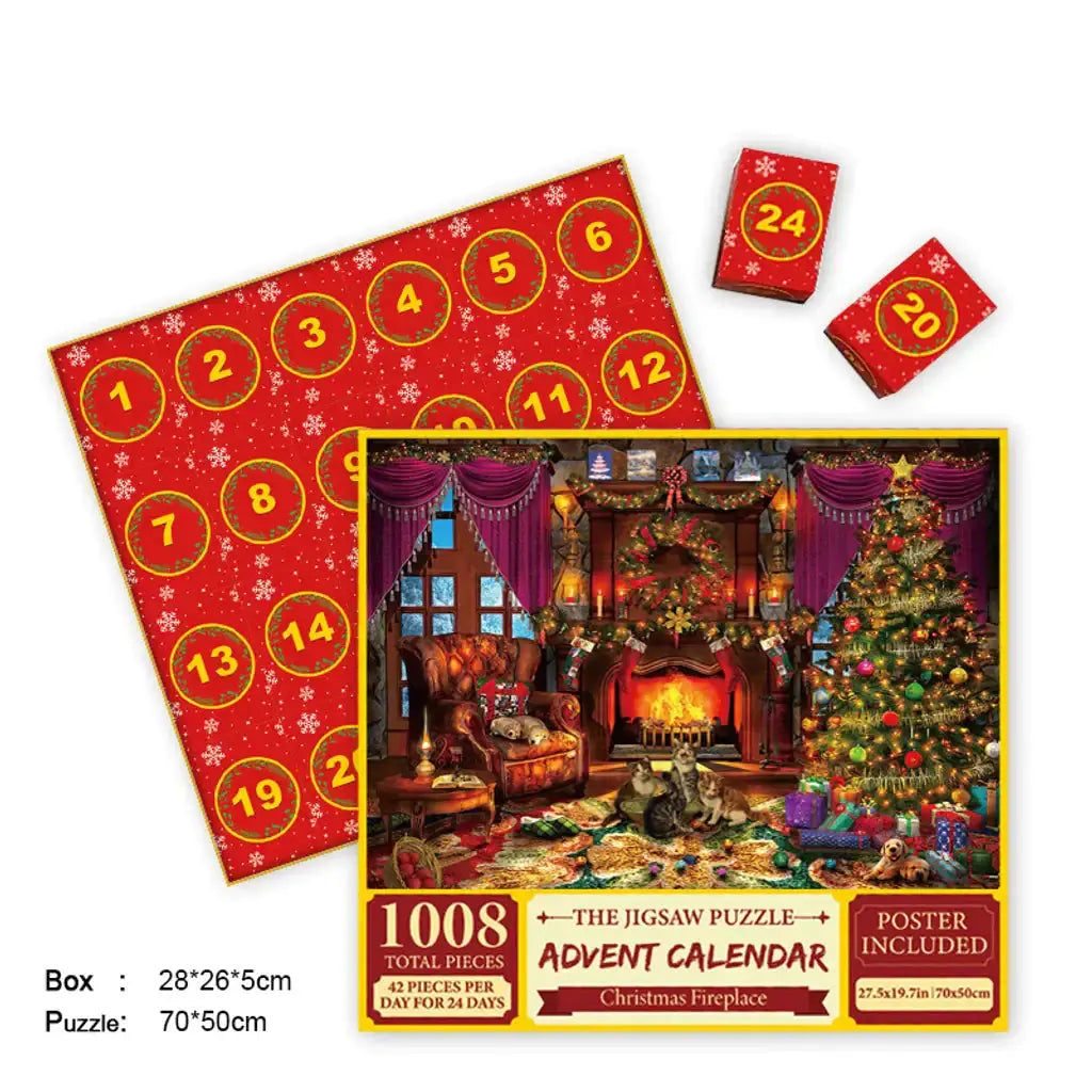 Merry Jigsaw Advent Calendar Puzzle Fair Prices Online