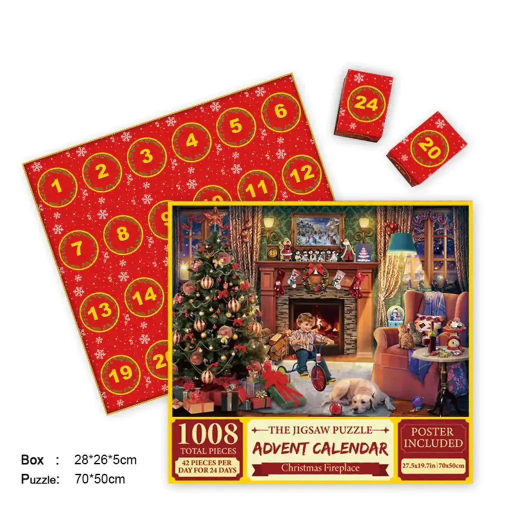 Merry Jigsaw Advent Calendar Puzzle Fair Prices Online