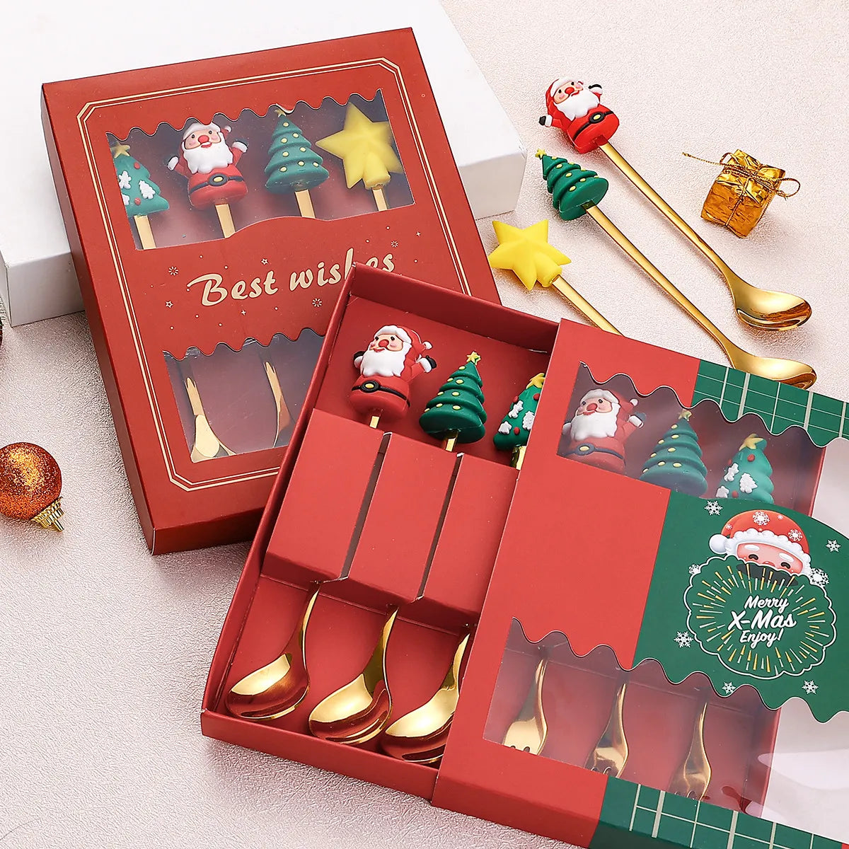 Christmas Cutlery Set: Festive Spoon and Fork Fair Prices Online