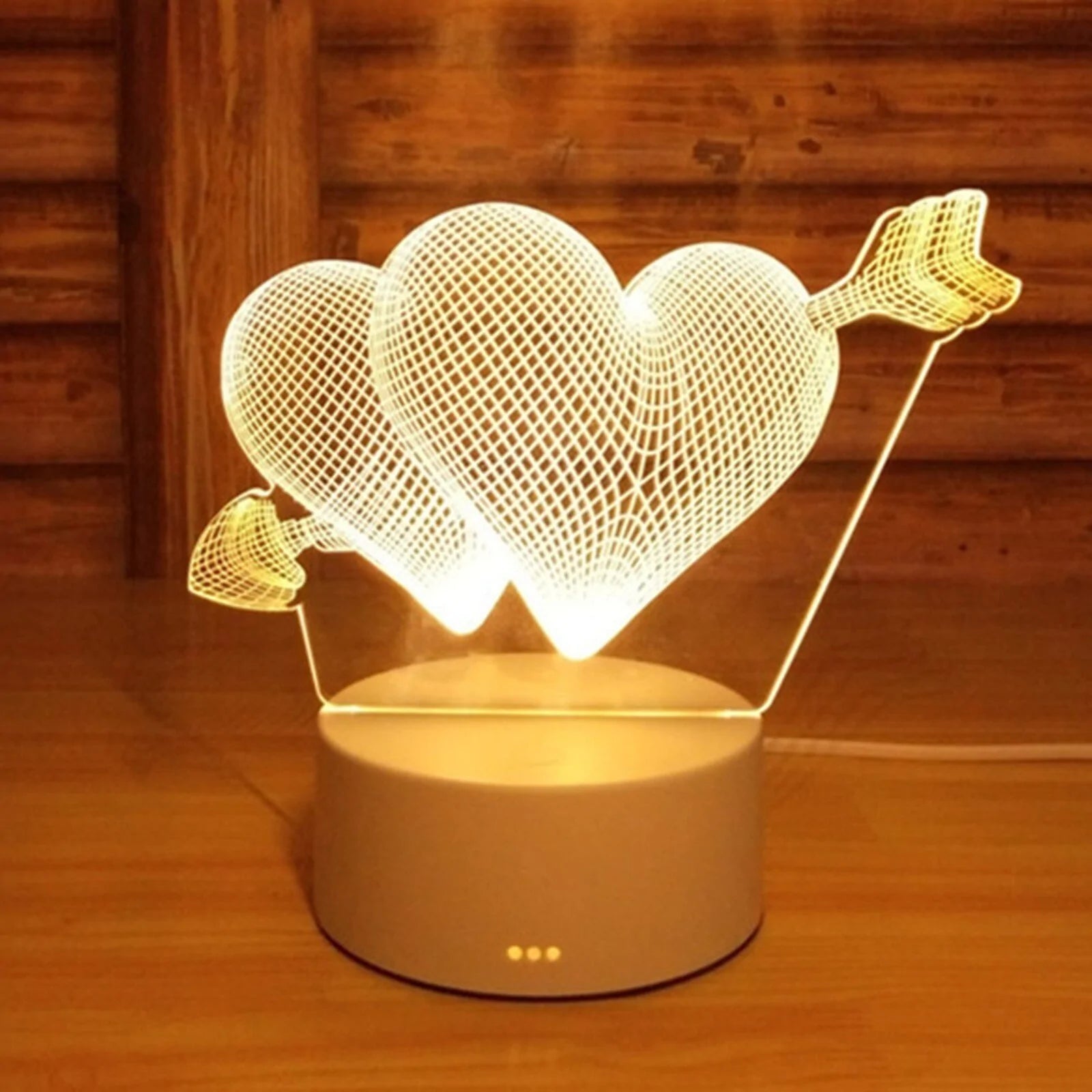 USB Acrylic 3D Night Light Lamp Fair Prices Online