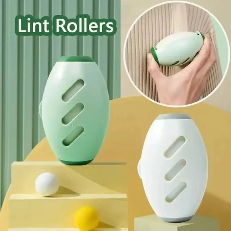 Portable Reusable Roller for Pet Hair and Dust Removal - Sticky Gel Lint Brush