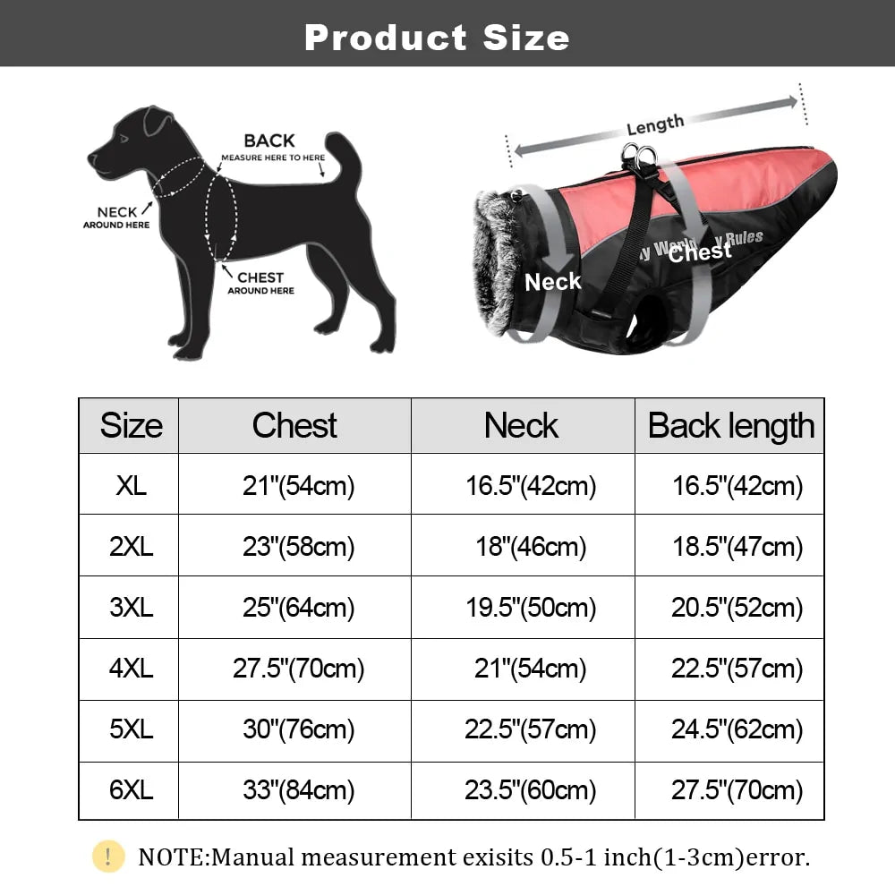 Waterproof Thicken Winter Dog Coat with Harness for Medium to Large Dogs Fair Prices Online