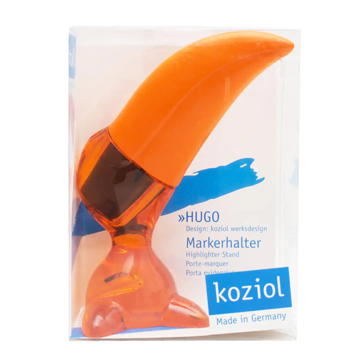 KOZIOL 5577509 Hugo Dark Orange Highlighter Fair Prices Online