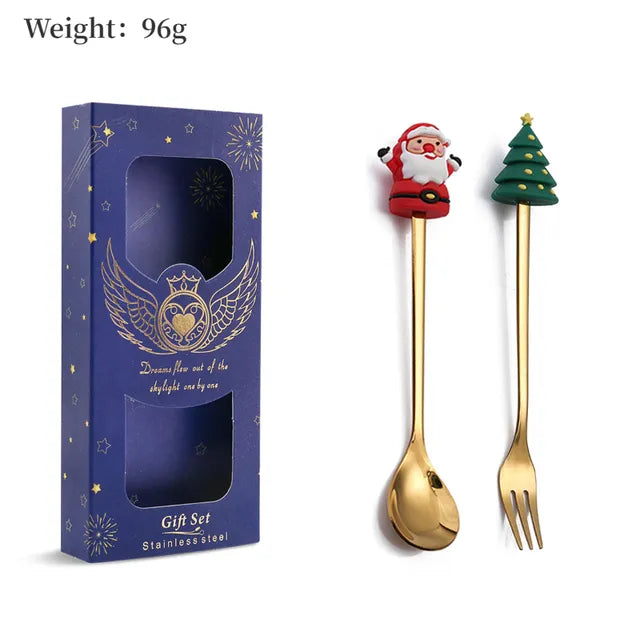 Christmas Cutlery Set: Festive Spoon and Fork Fair Prices Online