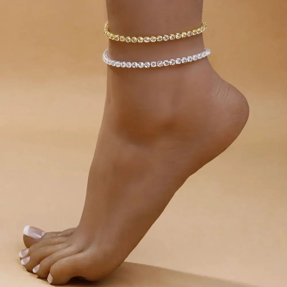 Rhinestone Anklet Fair Prices Online