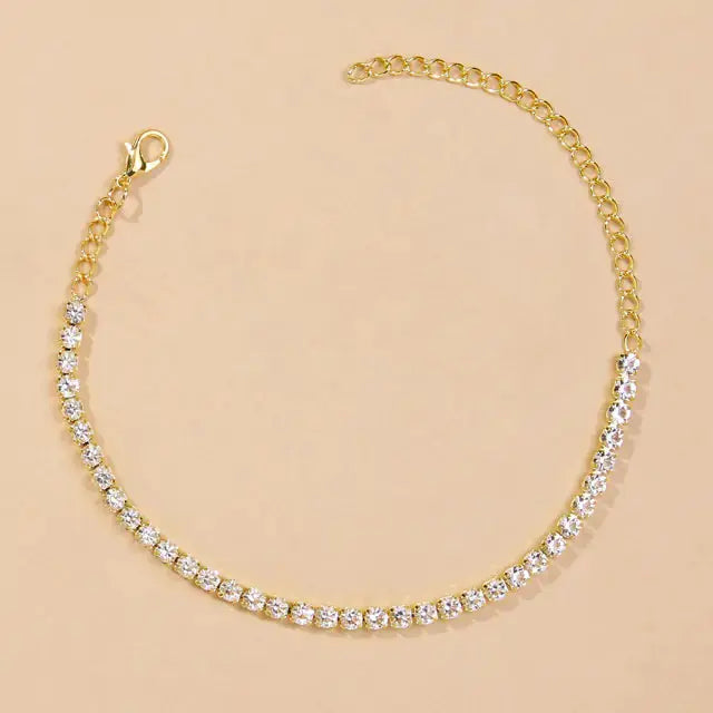 Rhinestone Anklet Fair Prices Online