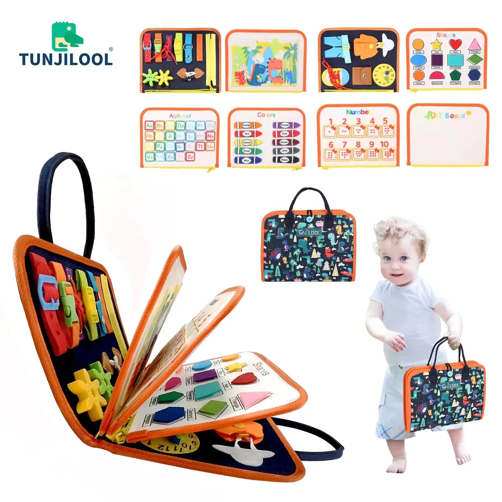 Toddler's Montessori Educational Busy Board Fair Prices Online