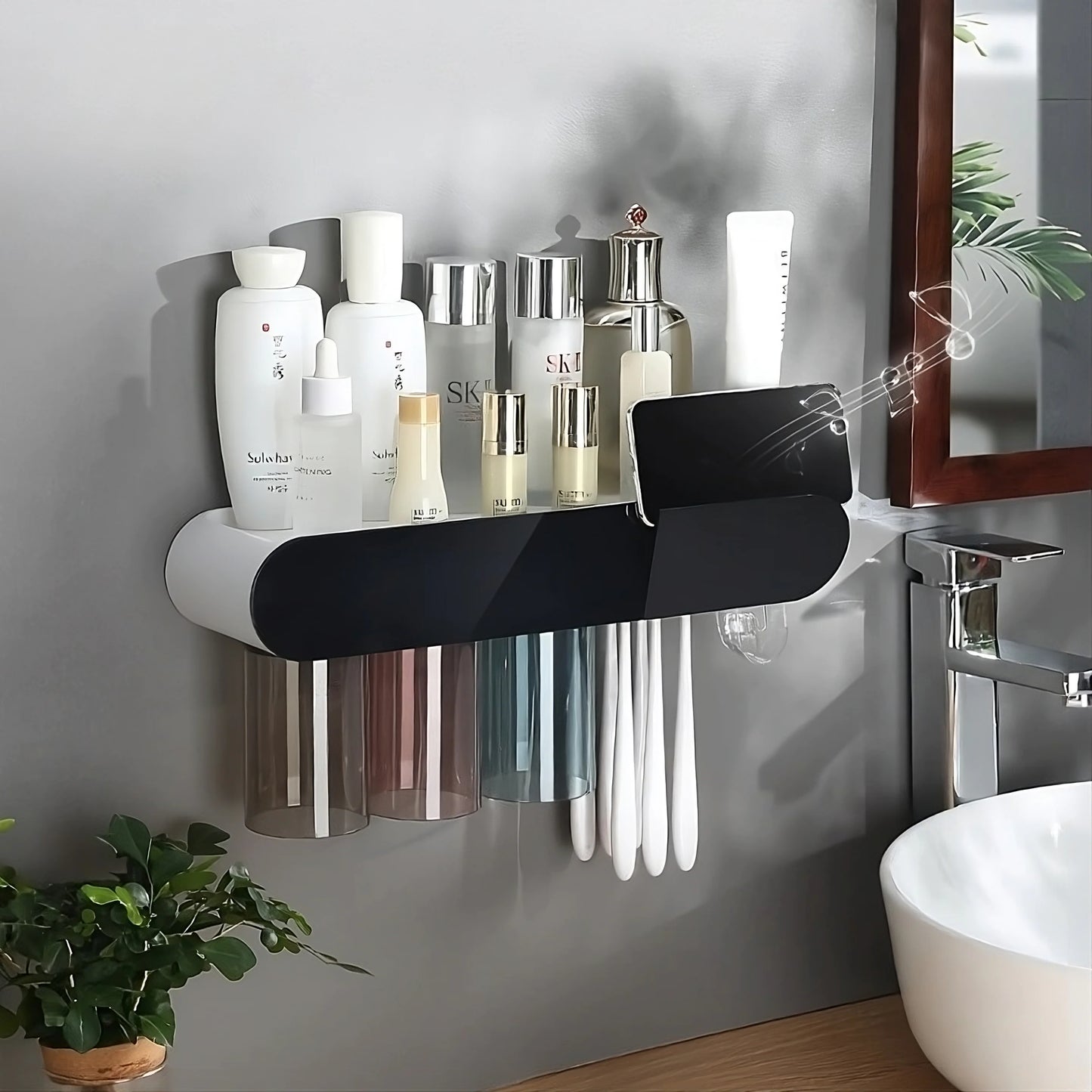 Convenient Toothbrush and Cosmetics Organizer Fair Prices Online