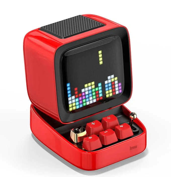 Retro Pixel Art Bluetooth Speaker and Alarm Clock Fair Prices Online