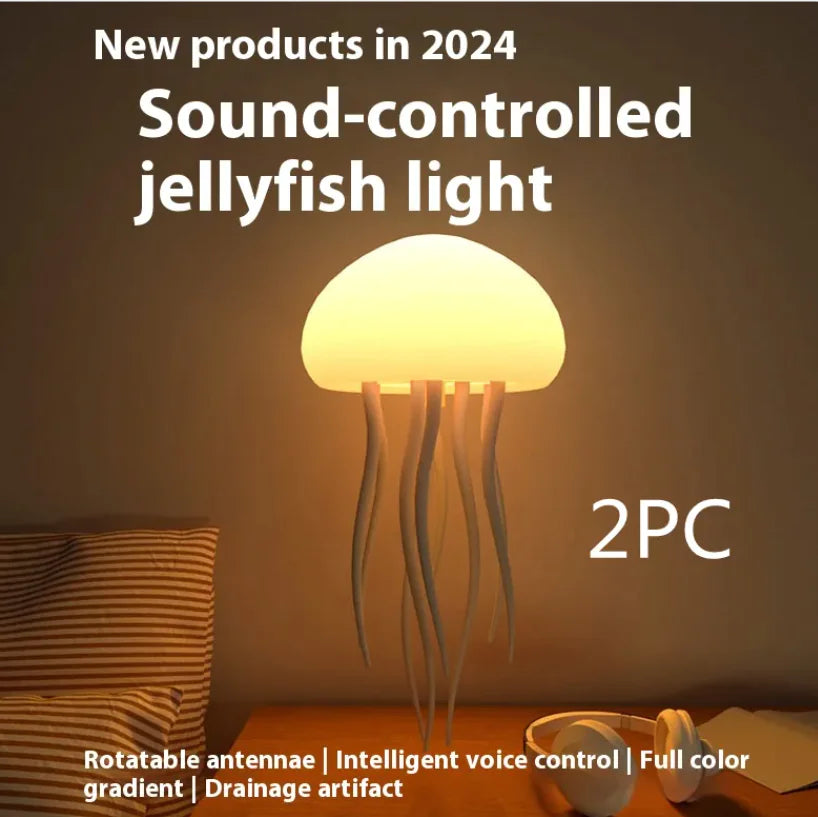 LED Jellyfish Mood Lamp - Smart Bedside Light Fair Prices Online