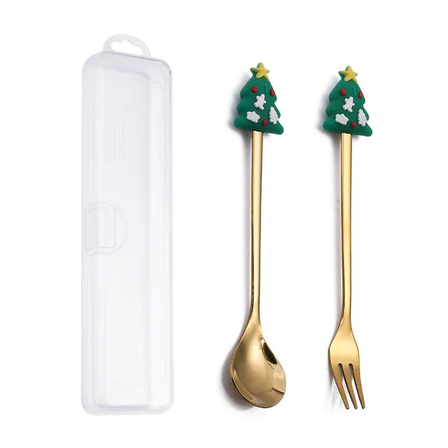 Christmas Cutlery Set: Festive Spoon and Fork Fair Prices Online