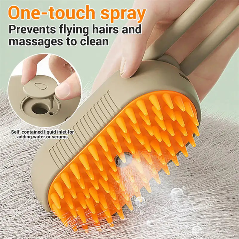 Cat Steam Brush Steamy Dog Brush 3 In 1 Electric Spray Cat Hair Brushes For Massage Pet Grooming Comb Hair Removal Combs Pet Products Fair Prices Online