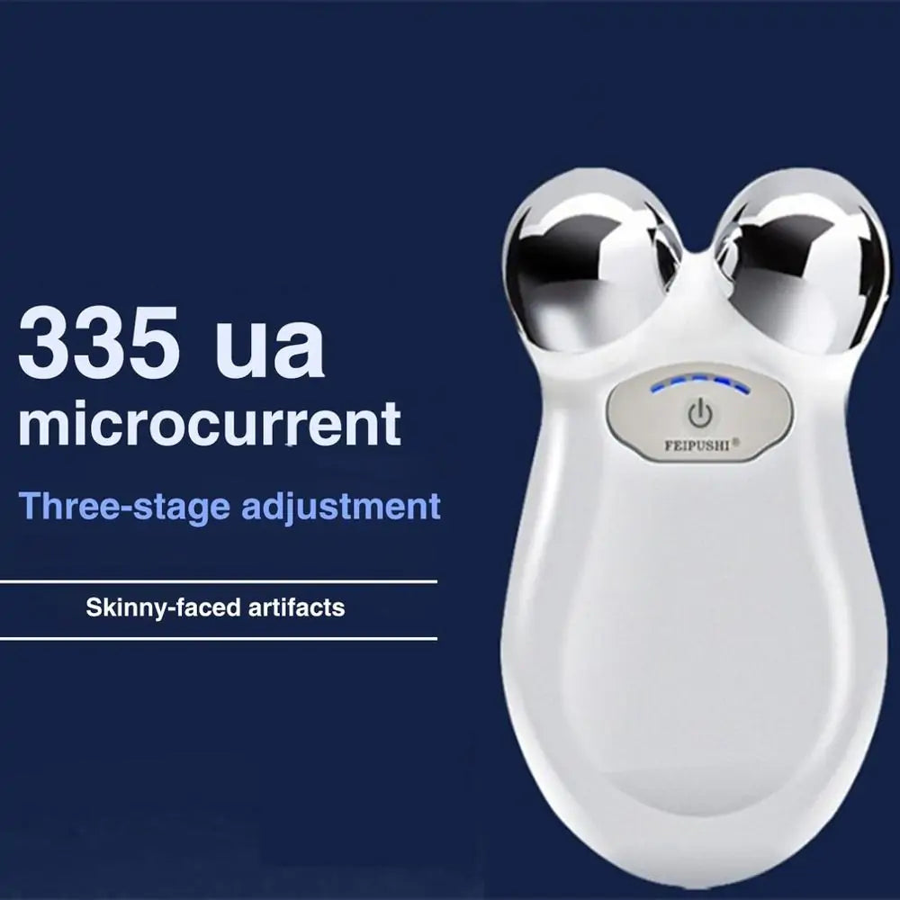 Facial Microcurrent Roller Massager: Face Lifting Device Fair Prices Online